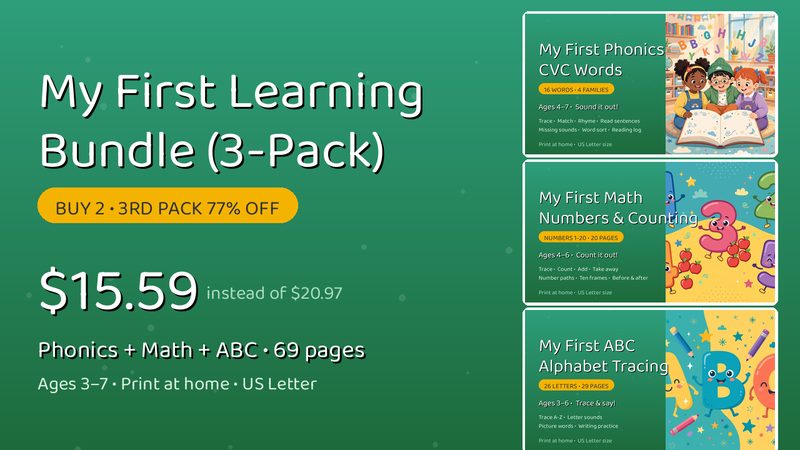 My First Learning Bundle (3-Pack) cover