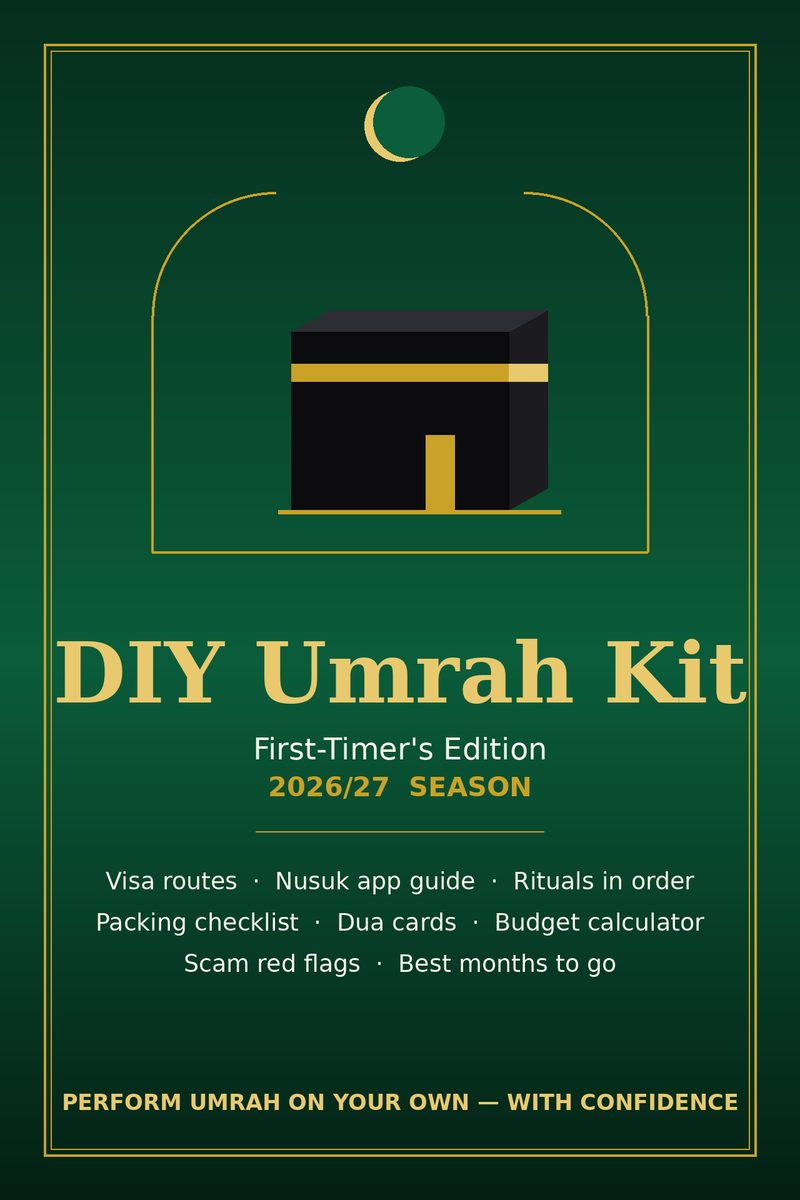 DIY Umrah Kit — First-Timer's Edition (2026/27 Season) cover